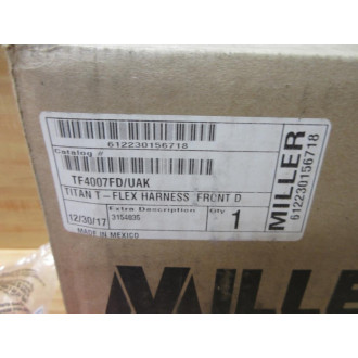 Miller TF4007FDUAK Honeywell Flex Harness TF4007FDUAK
