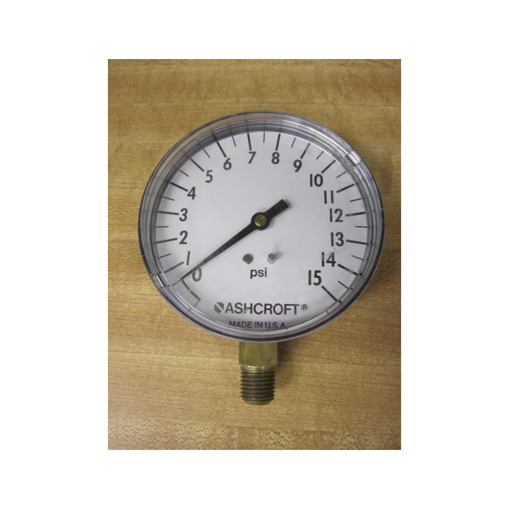 Ashcroft 4ZG16 Pressure Gauge 25W1005PH 02L 15 - New No Box