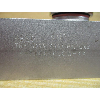 Rego TMF750SS Flow Control Valve - New No Box
