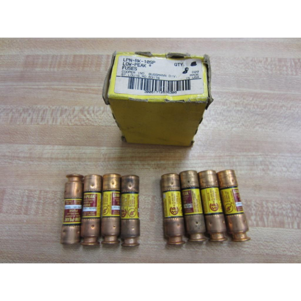 Bussmann LPN-RK-10SP Fuse LPNRK10SP (Pack of 8)