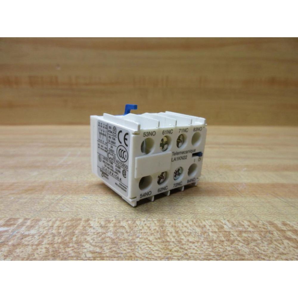 Telemecanique LA1-KN22 Schneider Contact Block LA1KN22 006622 - New No Box