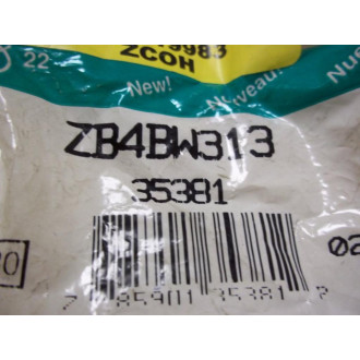 Telemecanique ZB4-BW313 White Button 35381