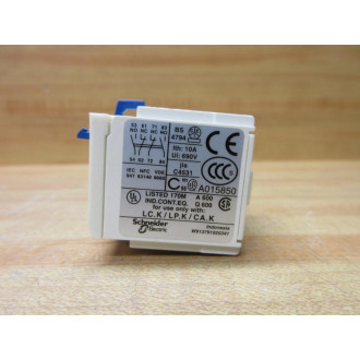 Telemecanique LA1-KN22 Schneider Contact Block LA1KN22 006622 - New No Box