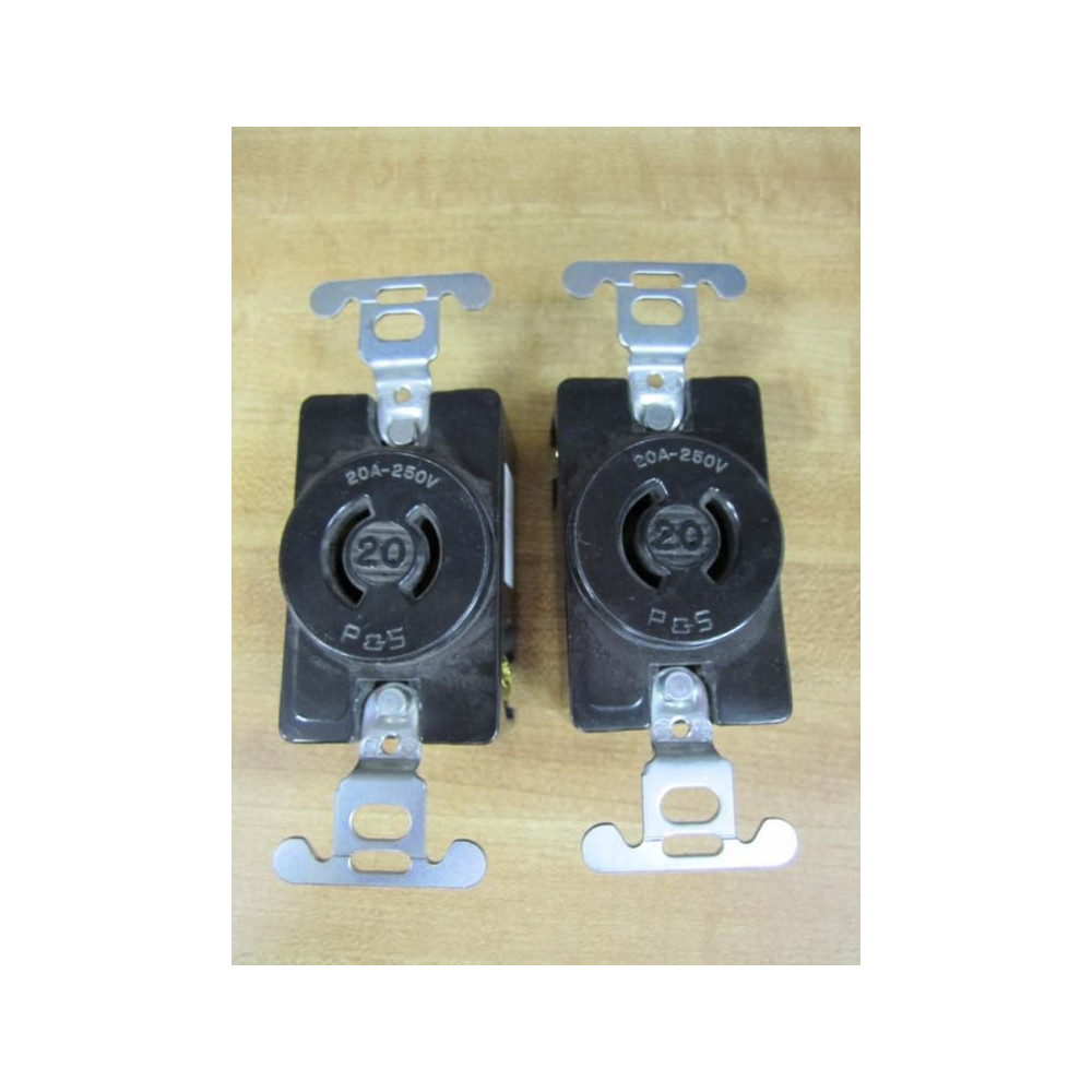 Pass & Seymour L620-R Receptacle L620R (Pack of 2) - New No Box