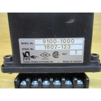Fossil Power Systems 9100-1000 Pilot Flame Scanner Rev. 5 - New No Box