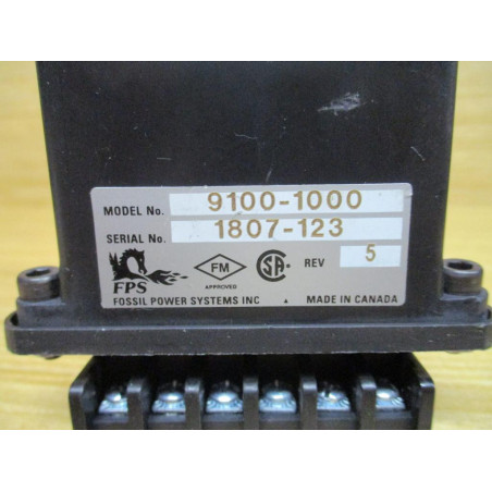 Fossil Power Systems 9100-1000 Pilot Flame Scanner Rev. 5 - New No Box