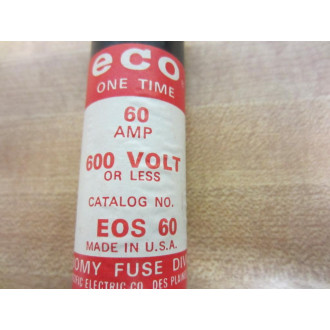 Eco EOS-60 One Time Fuse EOS60 - New No Box