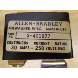 Allen Bradley X-401977 Fuse Block X401977 (Pack of 2) - New No Box