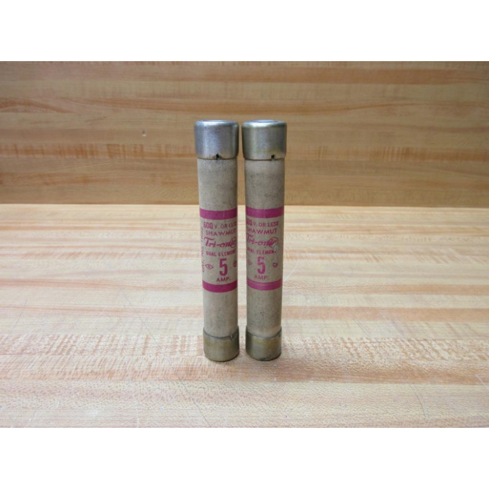 Gould Shawmut Ferraz Mersen TRS5 Tri-Onic Fuse (Pack of 2) - New No Box