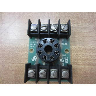 Curtis RS 8 Relay Socket RS8 (Pack of 4) - Used