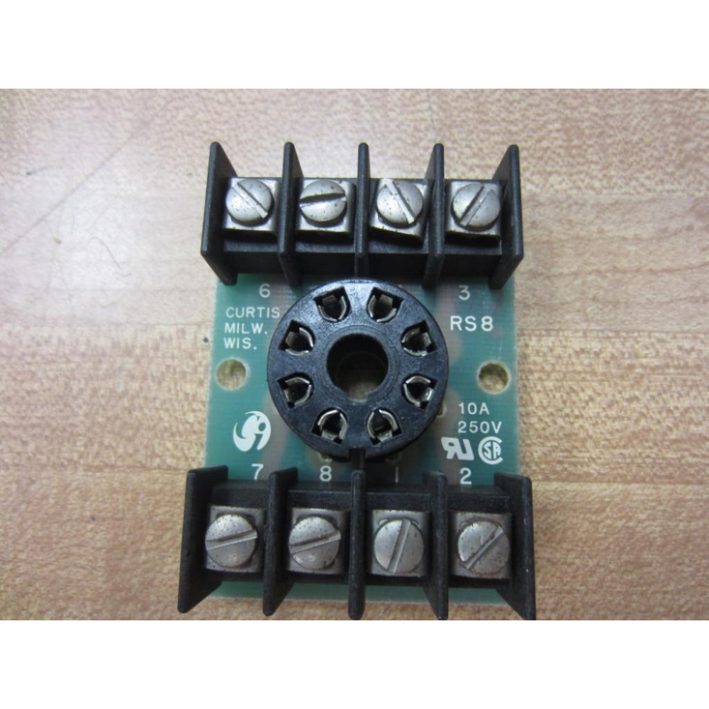 Curtis RS 8 Relay Socket RS8 (Pack of 4) - Used