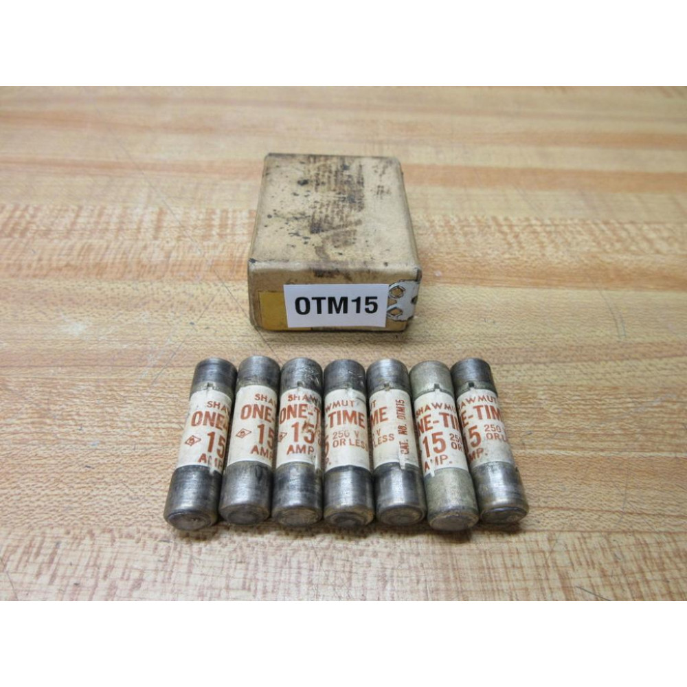Gould Shawmut Ferraz OTM15 Fuse Cross Ref 540N44 (Pack of 7)