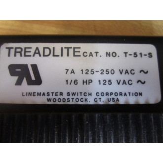 Linemaster T-51-S Foot Switch T51S Peddle Only - New No Box