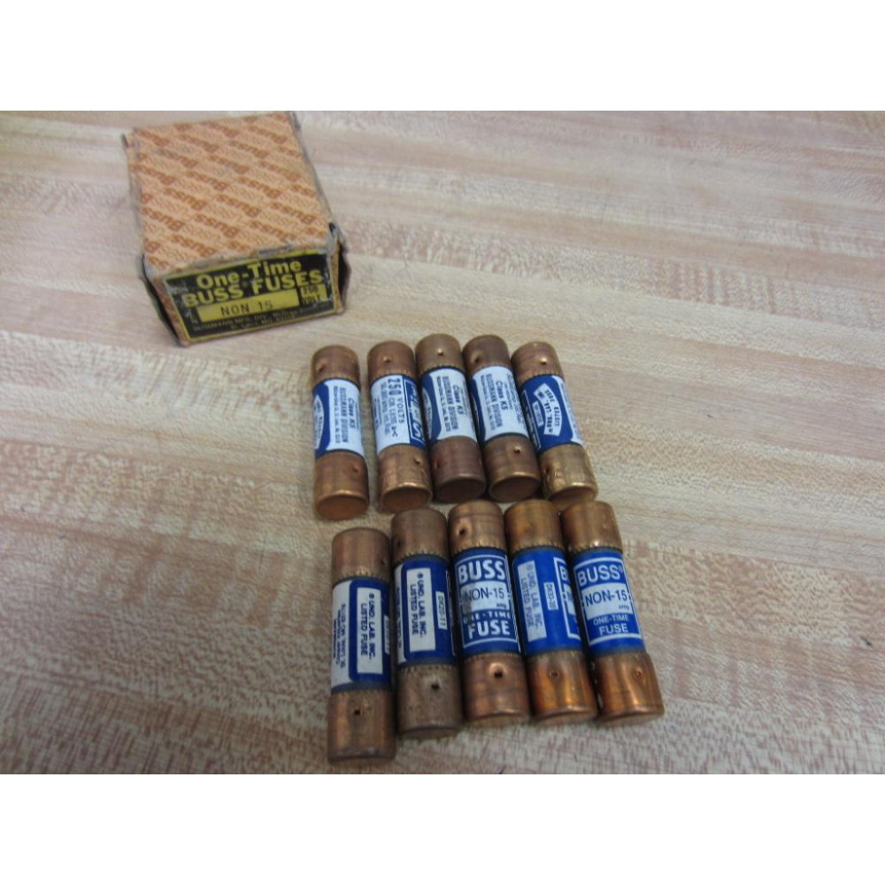 Buss NON-15 Bussmann Fuse Cross Ref 4XF90 (Pack of 10)