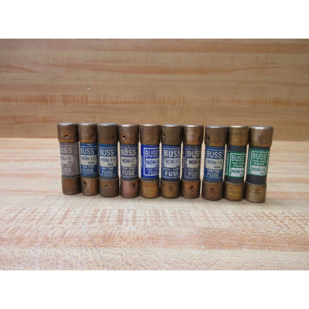 Buss NON-15 Bussmann Fuse Cross Ref 4XF90 (Pack of 10) - New No Box