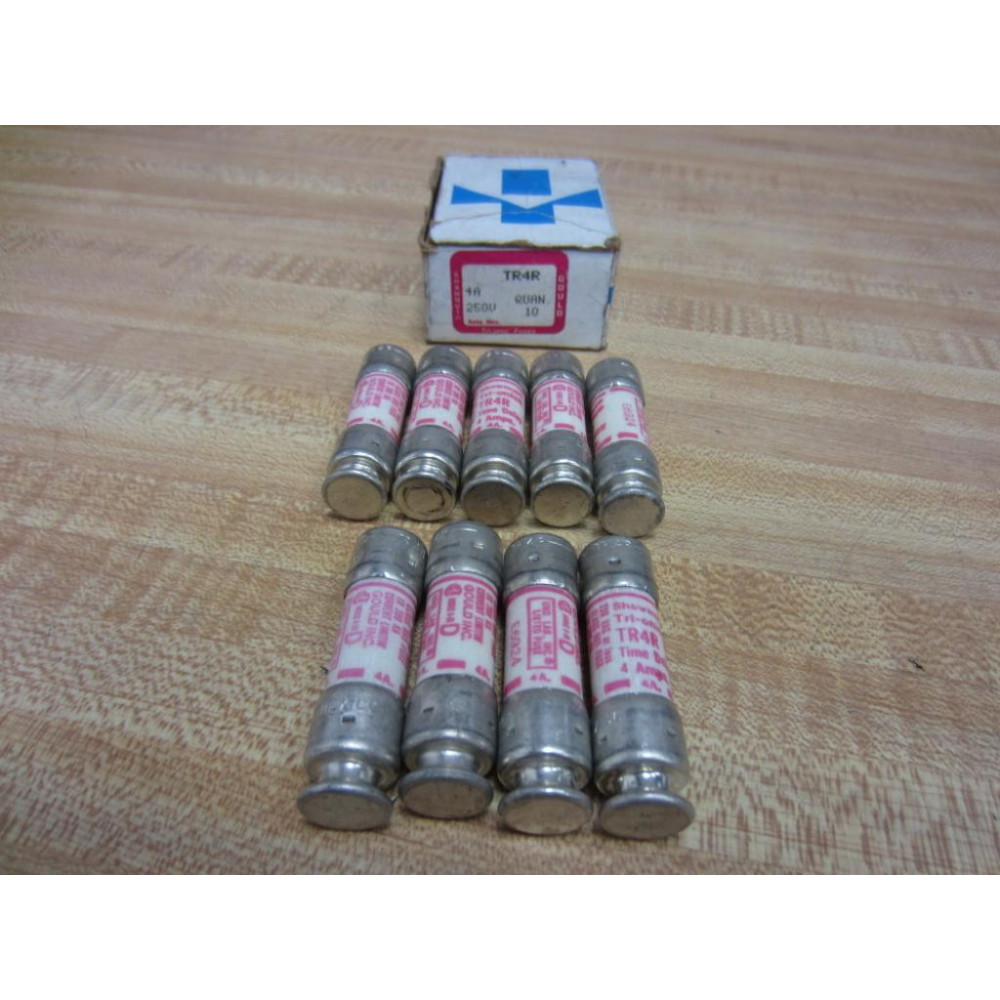 Gould Shawmut Ferraz TR4R Mersen Fuse Cross Ref 4TCN9 (Pack of 9)