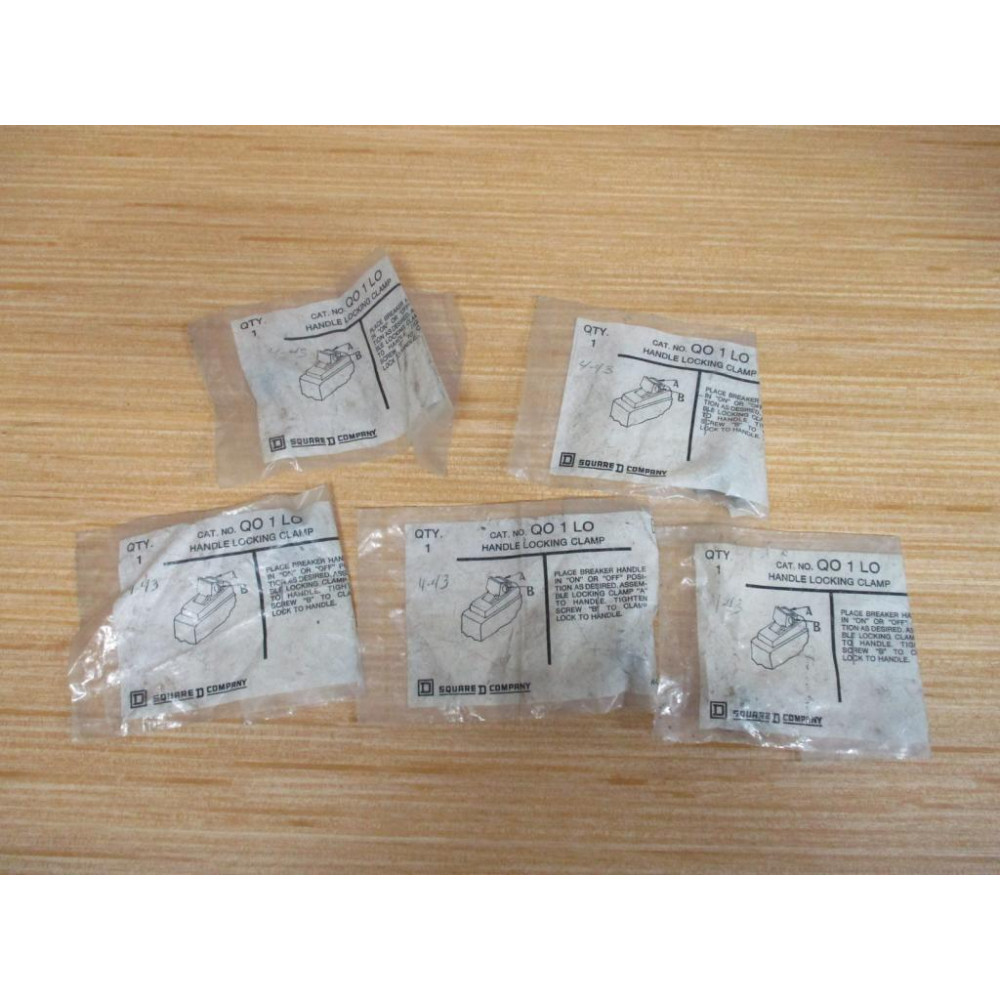 Square D QO 1 LO Locking Clamps (Pack of 5)