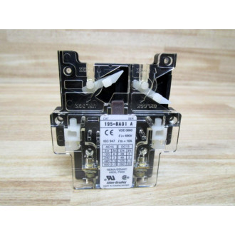 Allen Bradley 195-BA01 Auxiliary Contact For Contactor 195BA01 - New No Box
