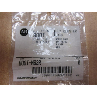 Allen Bradley 800T-N62R LED Cluster Lamp 800TN62R (Pack of 2)