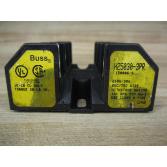 Bussmann H25030-3PR Buss Fuse Holder H250303PR - Used