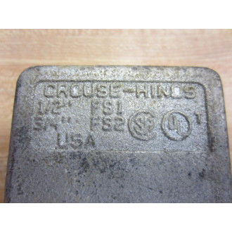 Crouse & Hinds FS1 Cast Device Box 12" - Used