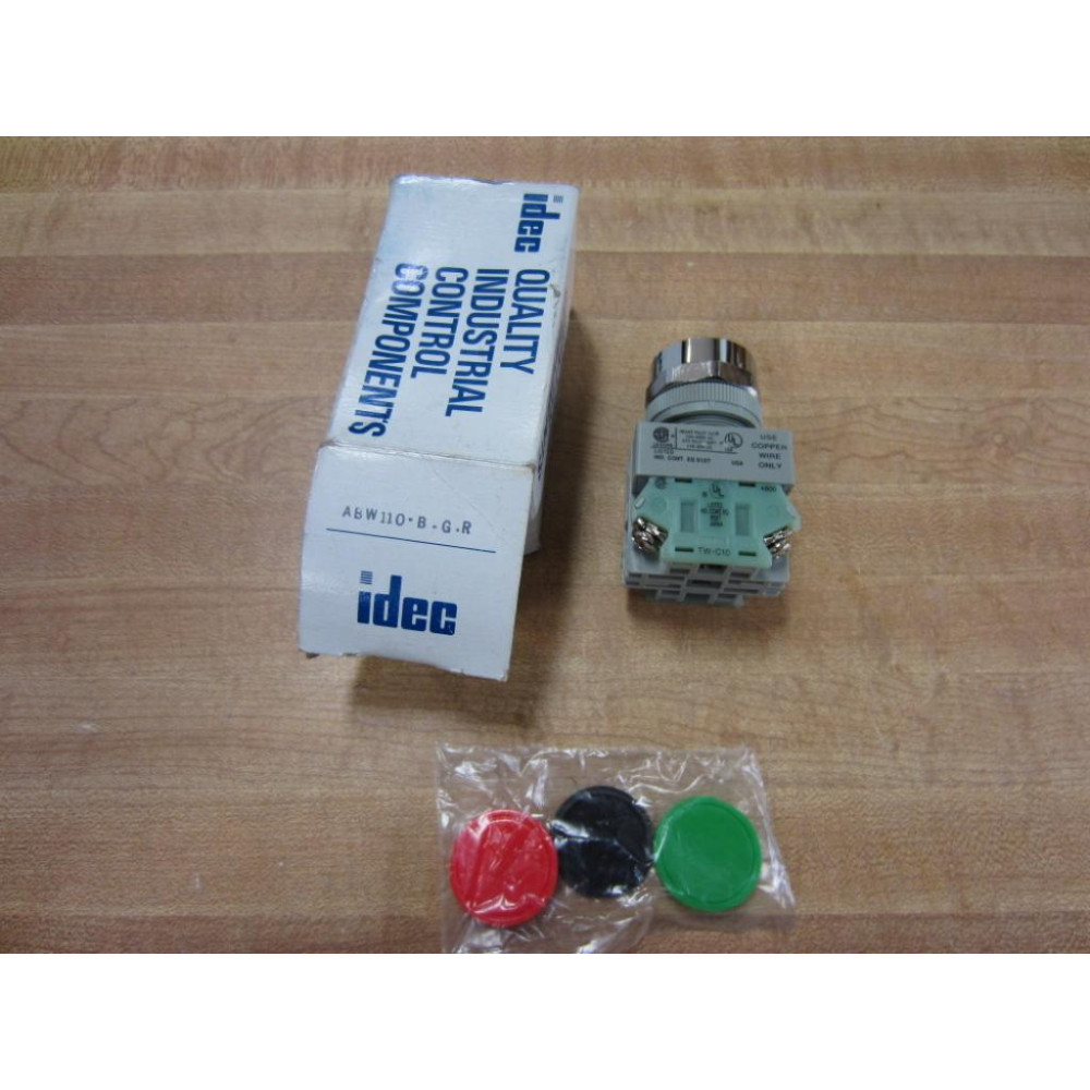 IDEC ABW110-B-G-R Button BGR  ABW110BGR