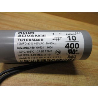 Advance 7C100M40R Philips Internal Discharge Resistor WBracket