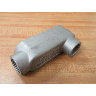 Crouse & Hinds LB29 Conduit Body Type LB Size 34" Aluminum - New No Box