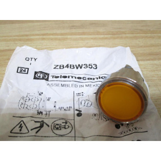 Telemecanique ZB4-BW353 Amber Button ZB4BW353 088982