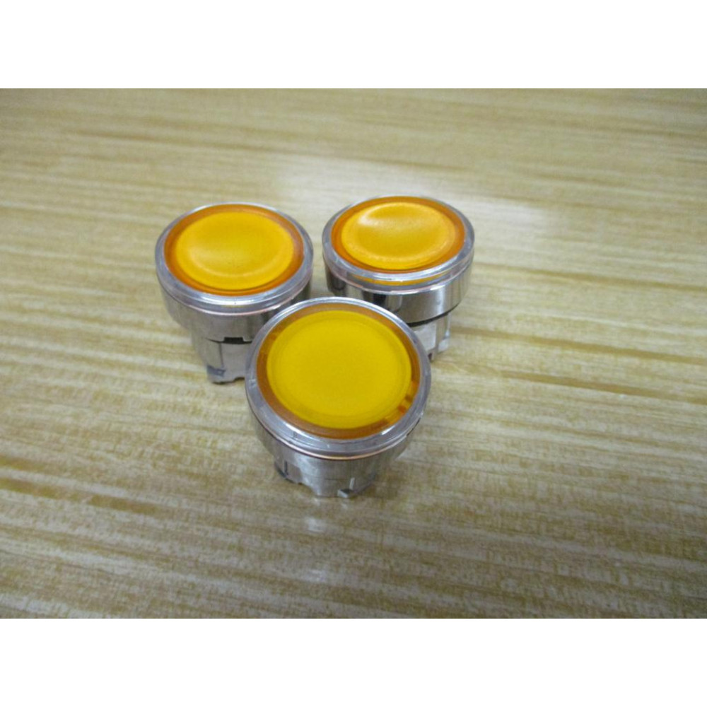 Telemecanique ZB4-BW353 Amber Button ZB4BW353 088982 (Pack of 3) - Used