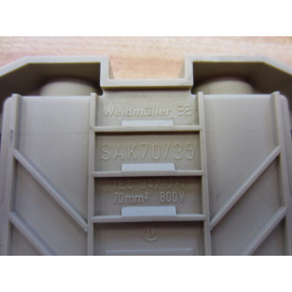 Weidmuller SAK7035 Terminal Block (Pack of 9) - Used