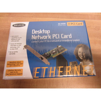 Belkin F5D5000 10100BT Ethernet 32 Bit PCI Card