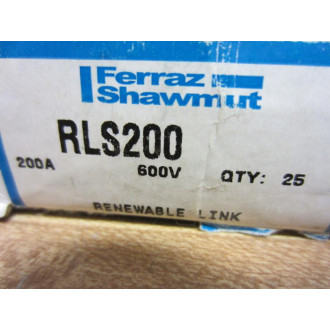 Shawmut RLS200 Renewable Link (Pack of 25)