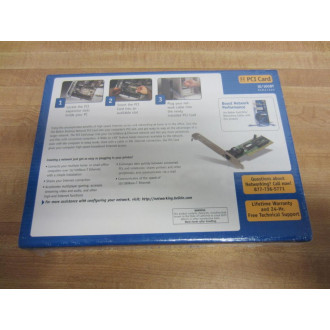 Belkin F5D5000 10100BT Ethernet 32 Bit PCI Card