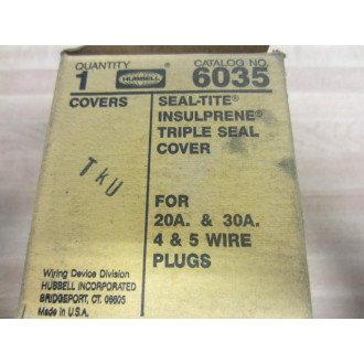 Hubbell HBL 6035 Seal-Tite Insulprene Triple Seal Cover 6035