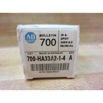 Allen Bradley 700-HA33A2-1-4 Relay 700HA33A214 Series A