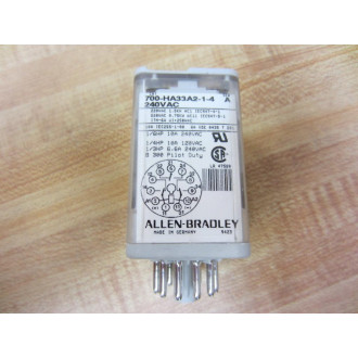 Allen Bradley 700-HA33A2-1-4 Relay 700HA33A214 Series A