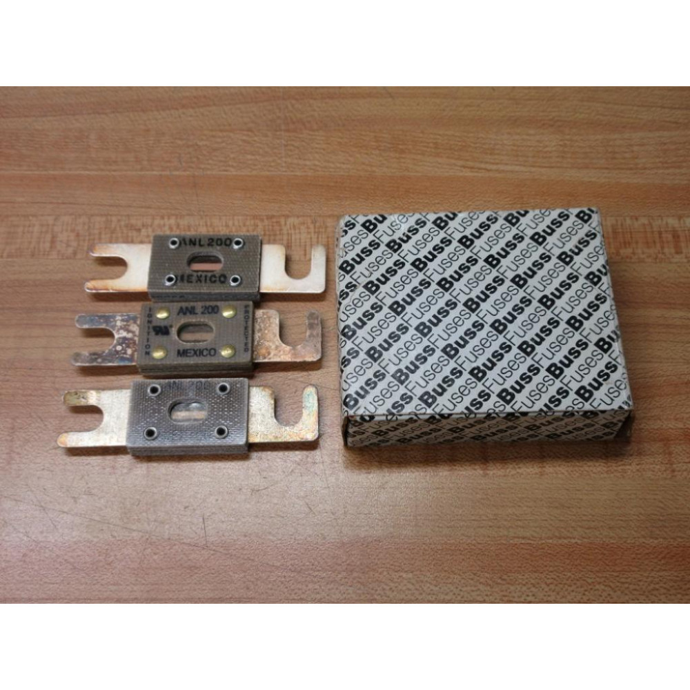 Buss ANL-200 Bussmann Fuse Cross Ref 1DC56 (Pack of 3)