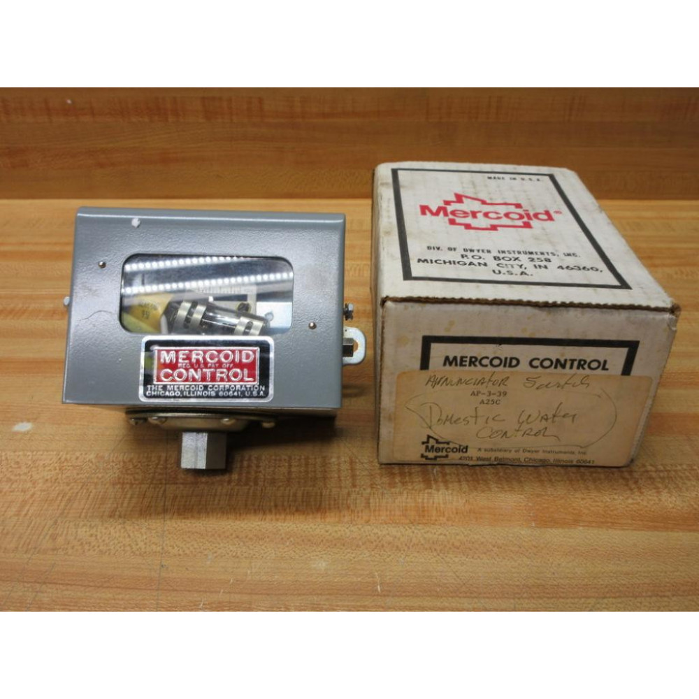 Mercoid AP-3-39 Pressure Switch AP339