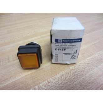 Telemecanique 9001-D1Y3Y Amber Button 9001D1Y3Y 93620 Yellow
