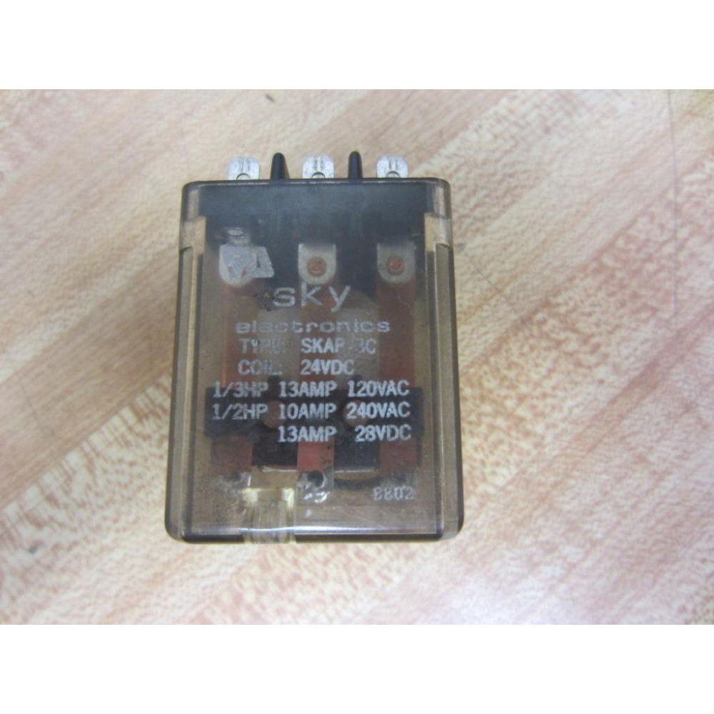 Sky Electronics SKAP-3C 24V DC 24 VDC SKAP3C Relay - Used