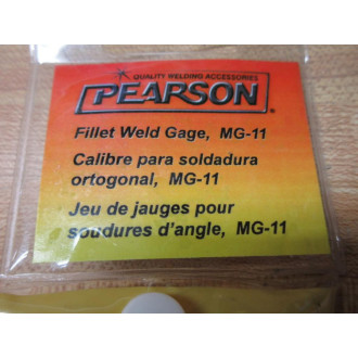 Pearson MG-11 Master Gage Fillet Weld Gage MG11