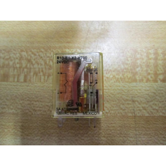 Potter & Brumfield R10-E1X2-V700-24V DC Relay 24VDC R10-E3627-5 (Pack of 3) - Used