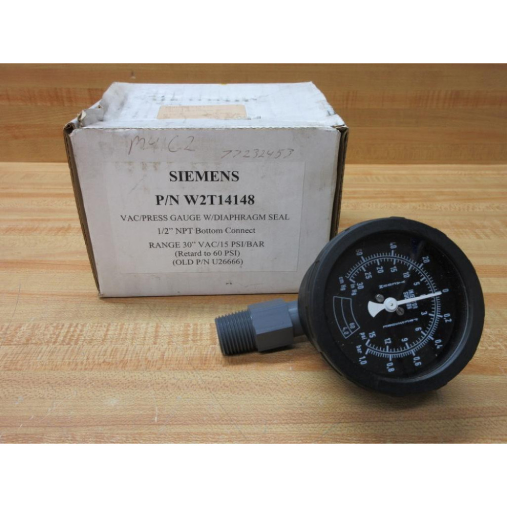 Siemens W2T14148 Pressure Gauge