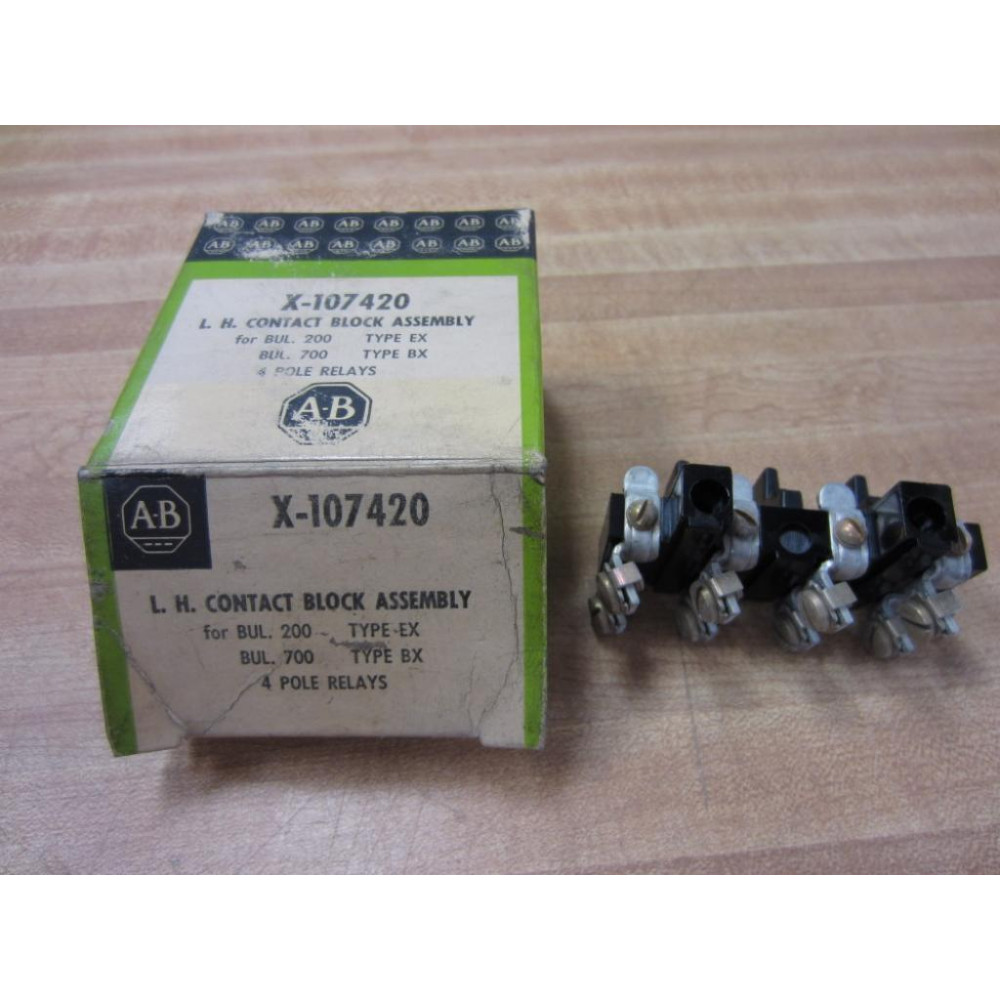 Allen Bradley X-107420 I.H. Contact Block Assembly X107420