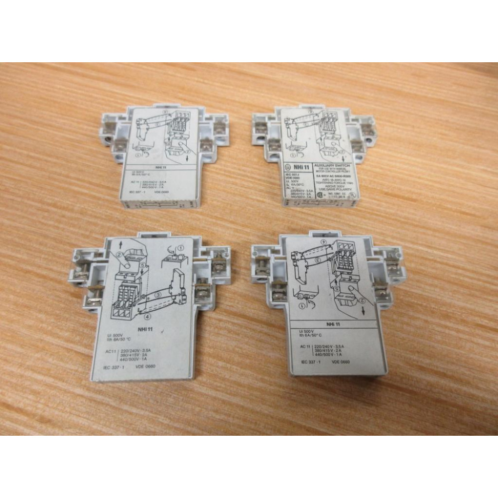 Klockner NHi 11 Auxiliary Switch NHi11 (Pack of 4) - Used