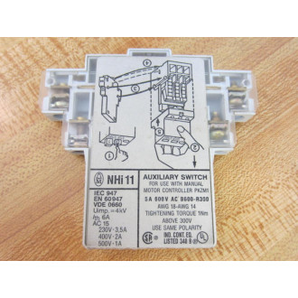 Klockner NHi 11 Auxiliary Switch NHi11 (Pack of 4) - Used
