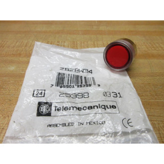 Telemecanique ZB2-BW34 Red Button ZB2BW34 25398 Red