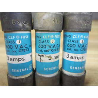 GE General Electric GF8B3 Fuse Tested (Pack of 3) - Used