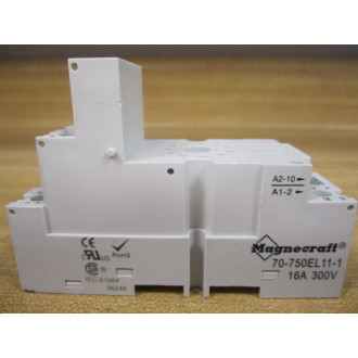 Magnecraft 70-750EL11-1 Relay Socket 70750EL111 (Pack of 4) - New No Box